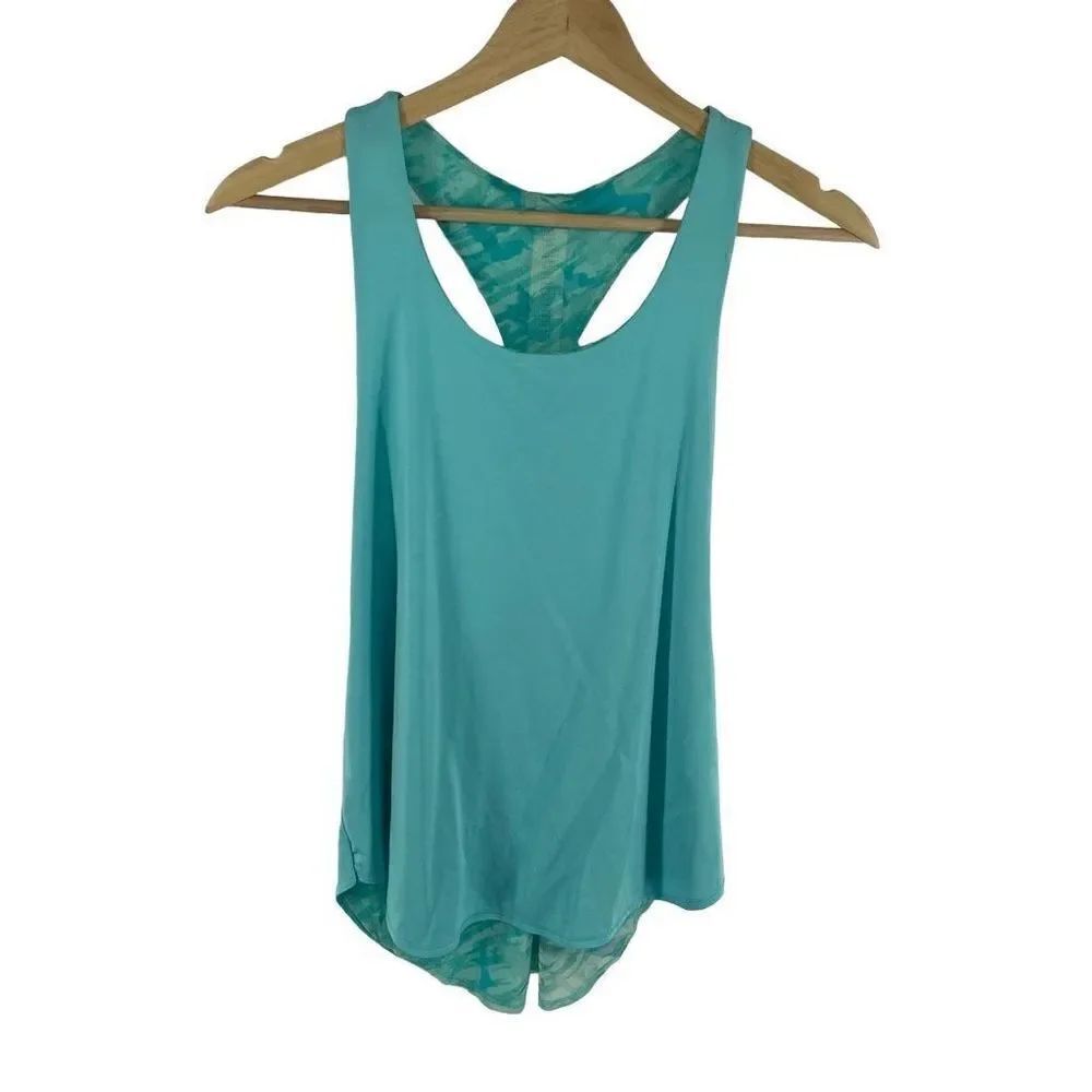 CALIA by Carrie Underwood Women's Tank Top Active Racerback Yoga Blue Small
